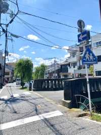 日本ㅣ京都ㅣ白川筋老街散策ㅣ石橋流水老屋。