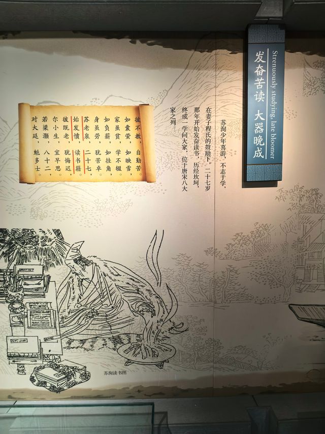 時名誰可嗣  二子皆賢良一一蘇洵。
