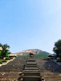 東平白佛山|進山吸氧。