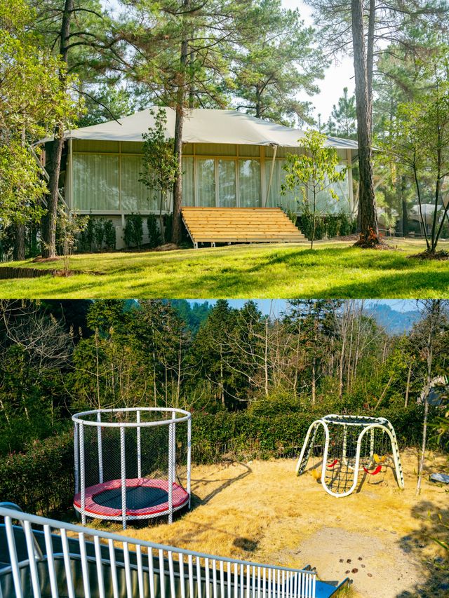 住進帳篷裡在安吉的山野 吸氧過冬