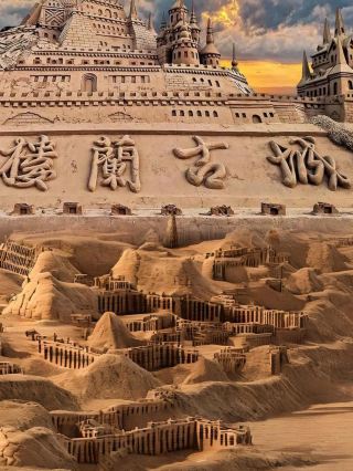 神秘的樓蘭古城