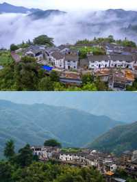 風景如畫的黃山木梨石共村