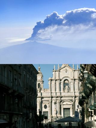 Catania: a black and white Baroque city under the volcano