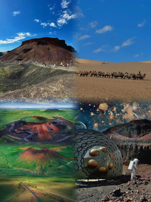 呼和浩特草原火山沙漠遊玩攻略