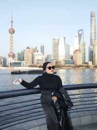 The light of The BUND Shanghai was magical