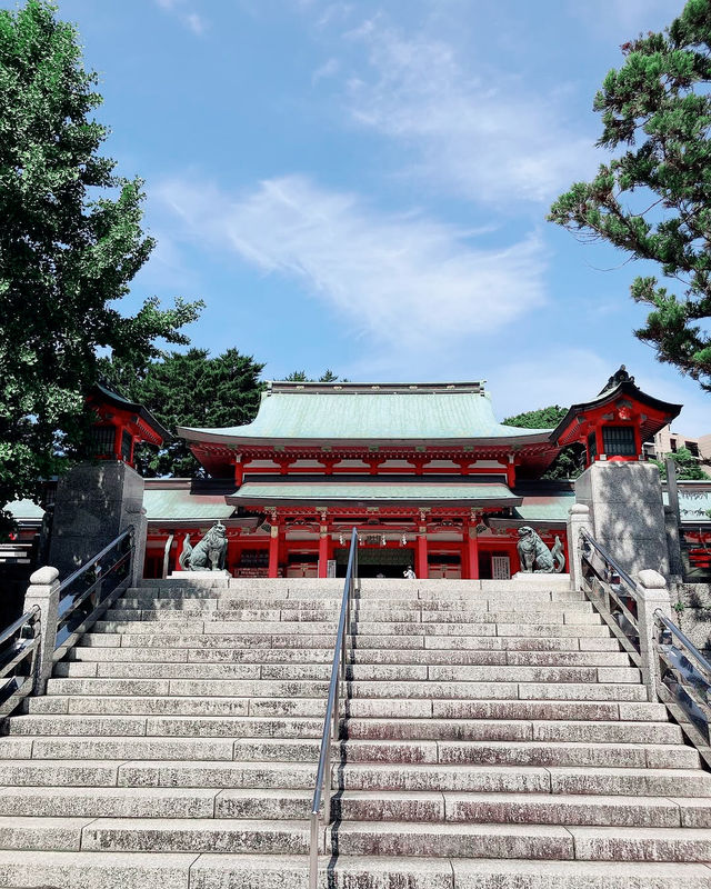 靜岡夏日避暑秘境諏訪神社綠蔭環繞の神隱指南