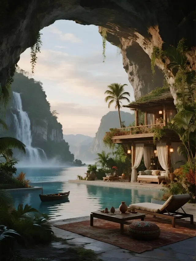 Compared to Huangguoshu, I love the autumn waterfalls of Maling River Canyon even more