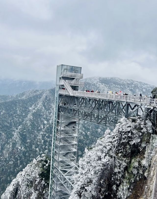 誰懂啊！莽山2025首場霧凇美哭😭 住呢間民宿直接瞓喺度睇冰雪仙境