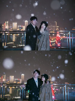 The photographer took me to the rooftop, instantly transporting me to Manhattan