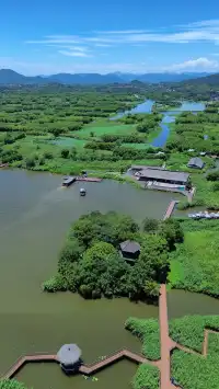 航拍——德清下渚湖