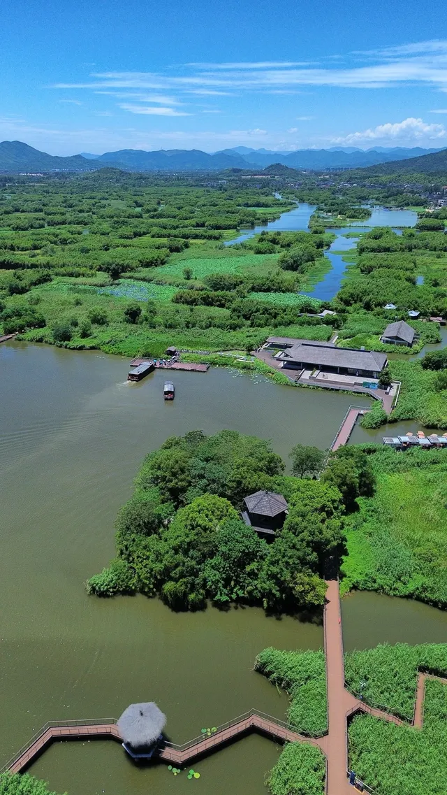 航拍——德清下渚湖 航拍——德清下渚湖