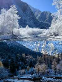 闖入冬日仙境四姑娘山的冰雪童話世界太絕了!