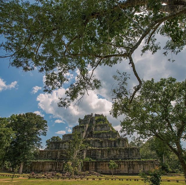 The beauty view of Koh Ker Temple 