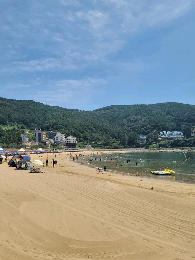 물놀이하다 짜장면도 먹는 거제도 와현해수욕장🏖