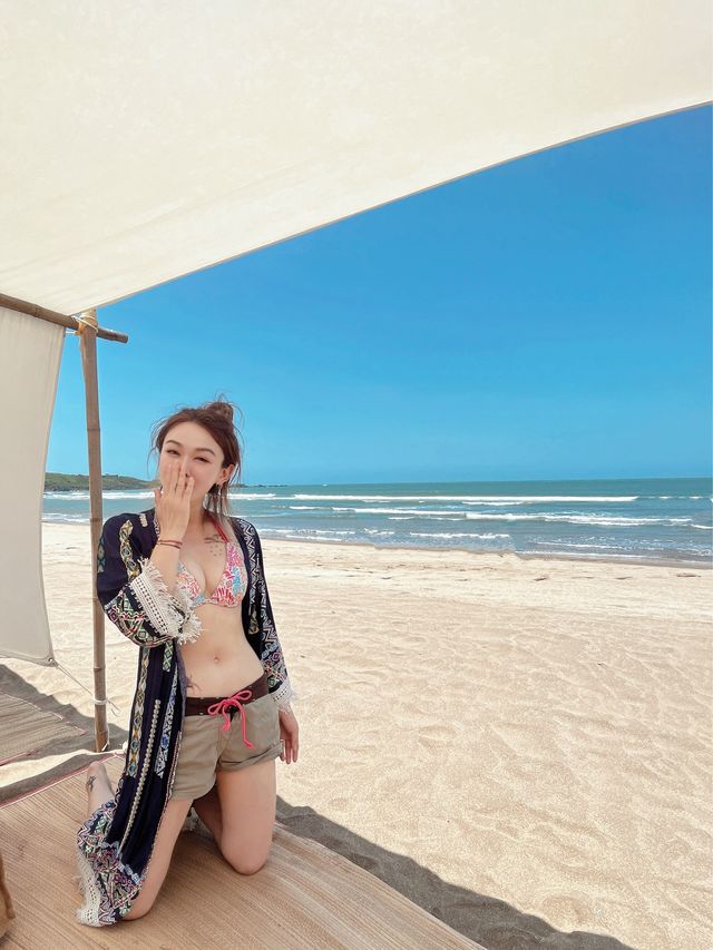 位於三芝區的白沙灣海水浴場