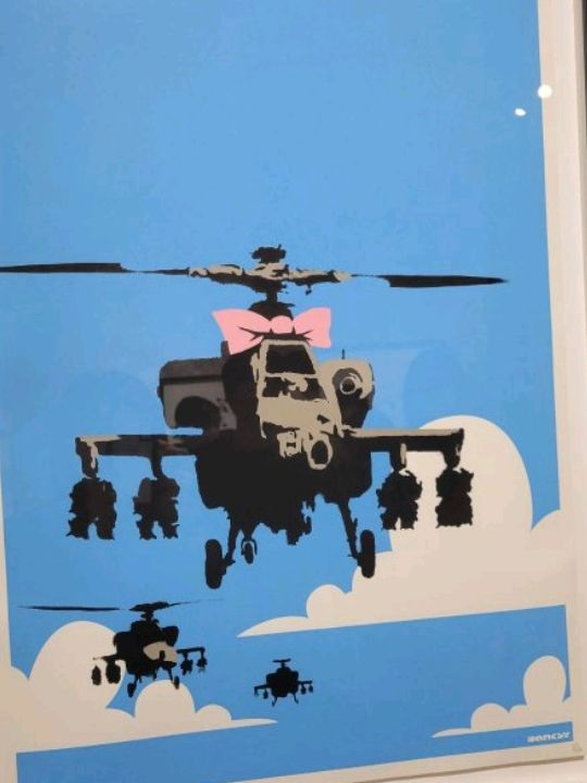 リバレインで開催されているバンクシー展