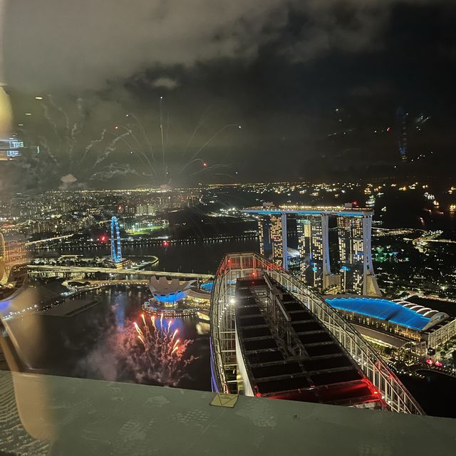 Beautiful view at 64th floor 