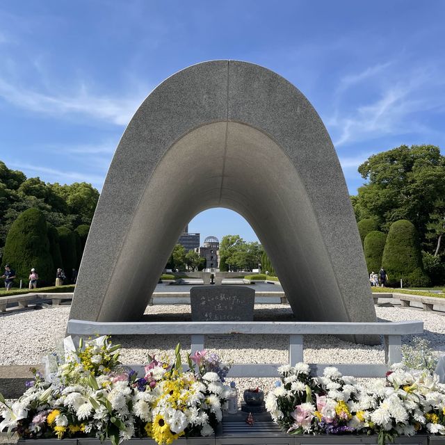 日本人なら一度訪れてみては😌平和記念公園