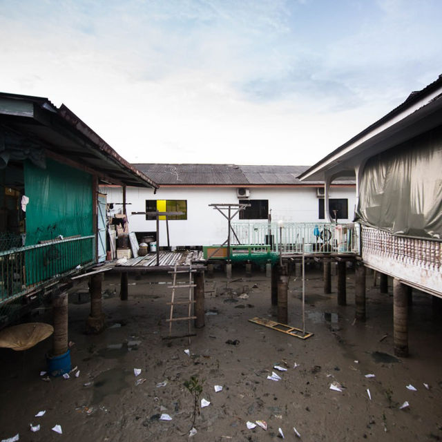 The Beauty of Kukup Houses Malaysia