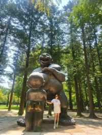 Beautiful Nami Island in Korea