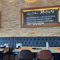 제주도 산방산 인생 맛집 [송악산장인의집] 소갈비해물버섯전골