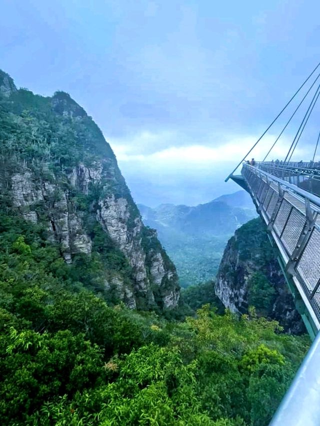 Sky Bridge with breathtaking views in Langkawi, Malaysia