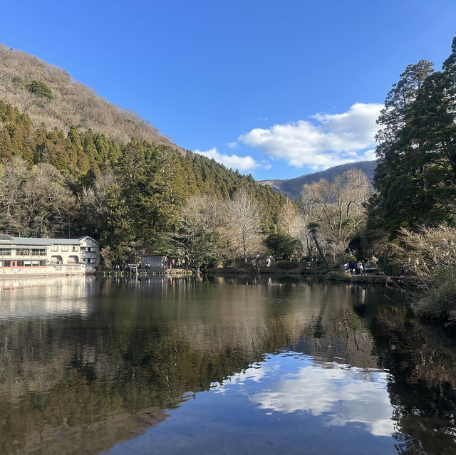 金鱗湖：湖畔神秘鳥居，由布院必遊景點