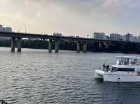 한강유람선 일몰 🌇⛴️🛥️크루즈로 서울여행해보세요^^