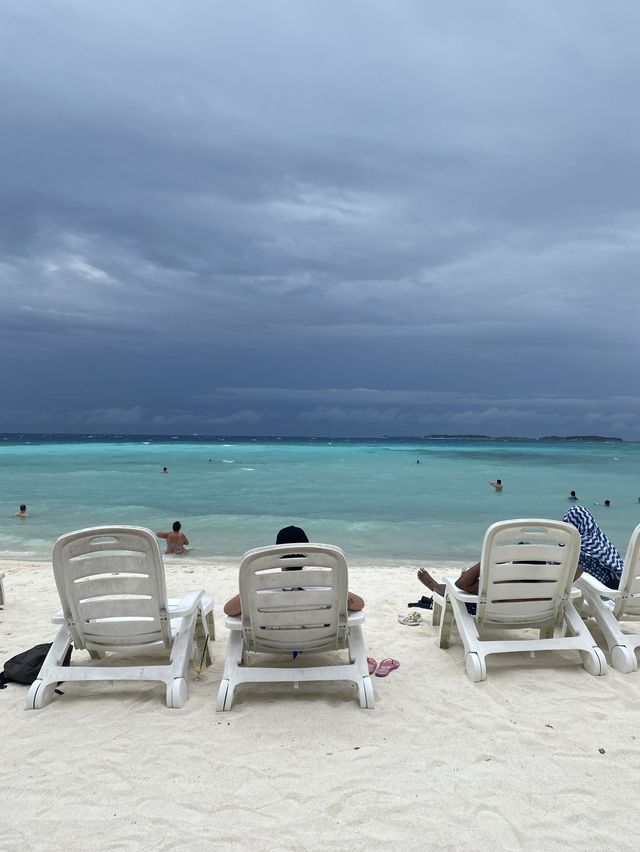 The ONLY bikini beach in Maafushi 👙