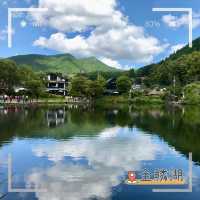 由布院金鱗湖-美麗風景，神秘鳥居，大分縣的代表景點。