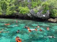 snorkling in Pi Leh Bay