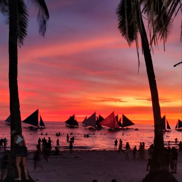 Sunsets of Boracay in Philippines are one of the best!