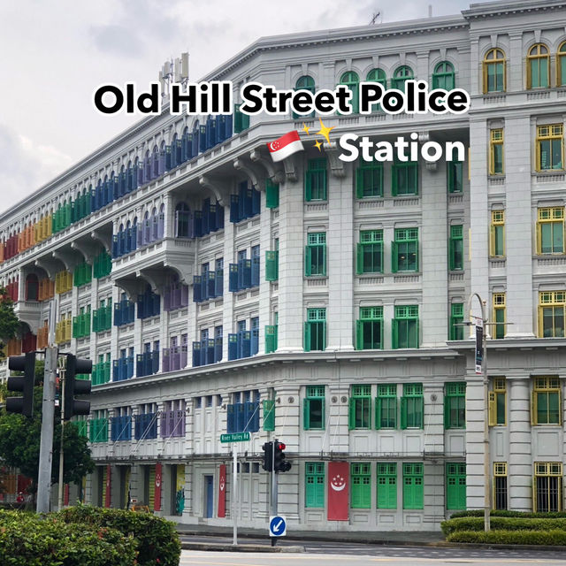 Old Hill Street Police Station 🏢💜🧡❤️💙