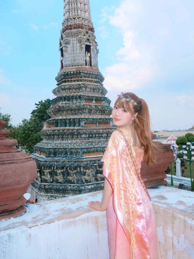 泰國曼谷黎明寺的傳統泰服打卡體驗🇹🇭