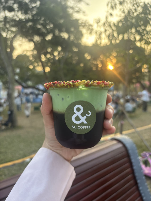 【蓮花山咖啡節 飲特色咖啡影埋粉紅杜鵑花海】