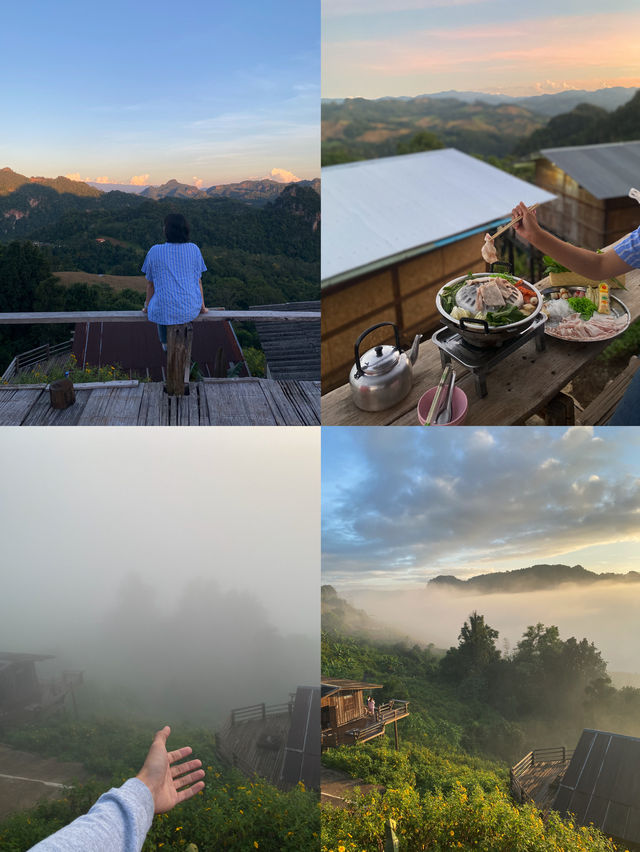 ที่พักบ้านจ่าโบ่ | จ.แม่ฮ่องสอน 🏡⛰️⛅️✨
