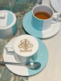 Luxury afternoon tea at Tiffany🩵