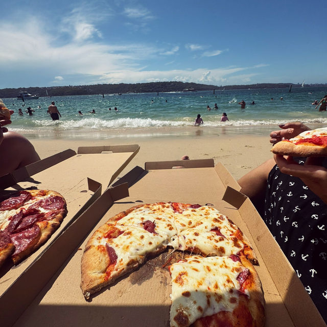 A Perfect Day at Shark Beach: Swim, Pizza, Relax