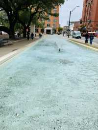 “Reflect at the John F. Kennedy Memorial in Dallas”