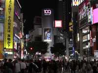 Shibuya Crossing at Night: Tokyo’s Electric Heartbeat