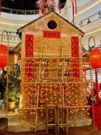 A Traditional Village Charm at Mid Valley KL this CNY! 🏮🏡🍊