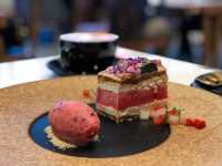 No place does rose watermelon cake better than this cafe in Pavillion
