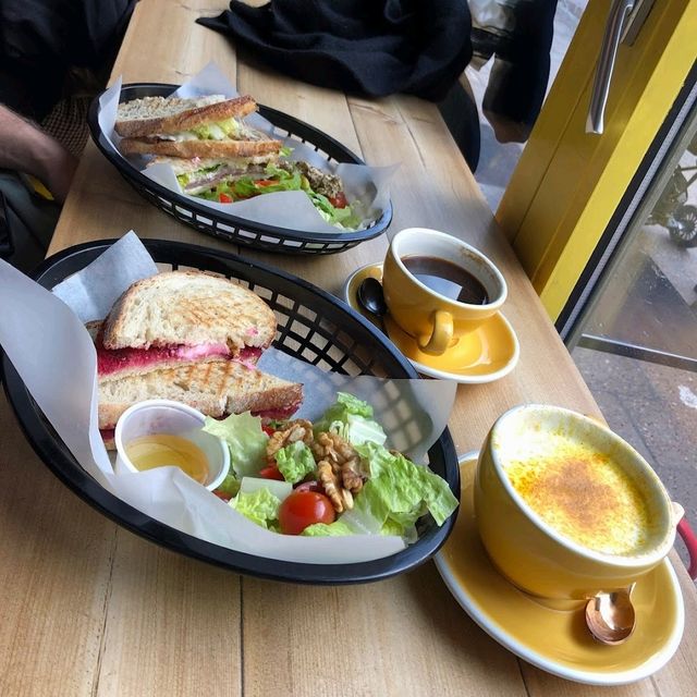 interesting variety of breads and good coffee