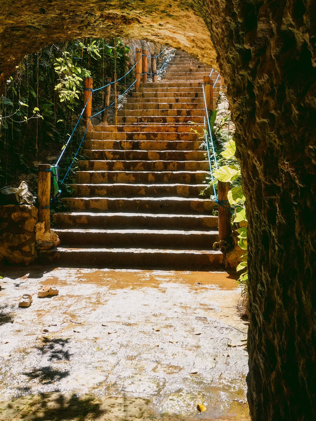 幻想的すぎるセノーテ🩵 Cenote Santa Bárbara