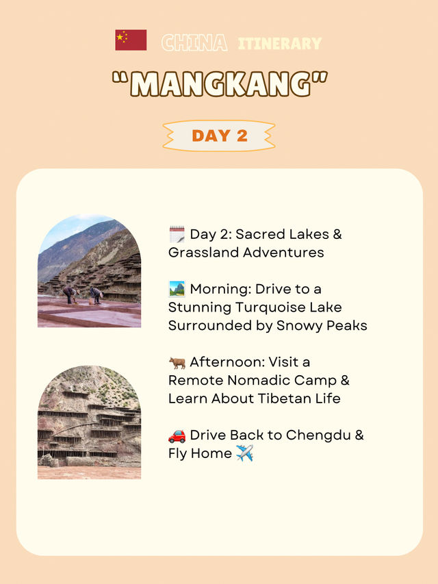 Mangkang itinerary 