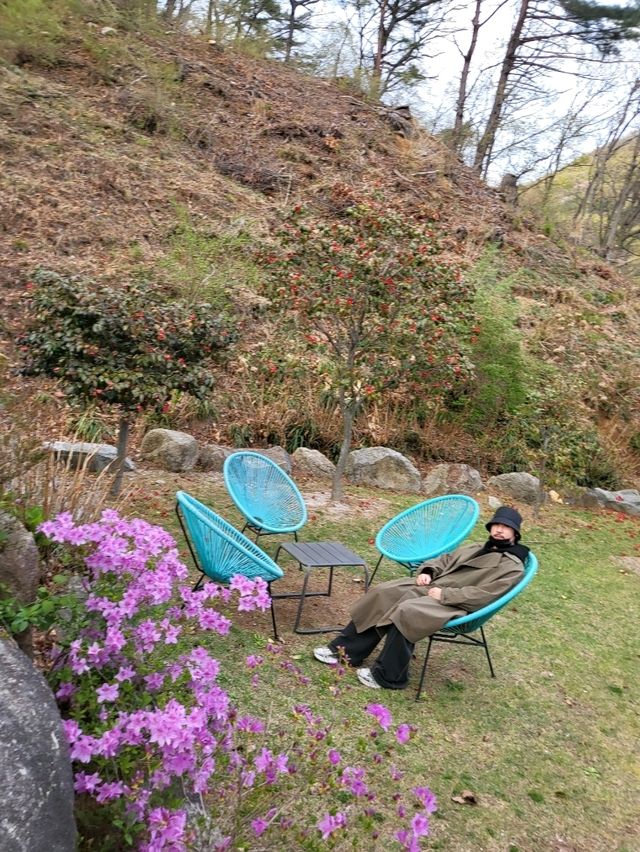 자연속 힐링가득한 정원이 예쁜 부산 감성카페