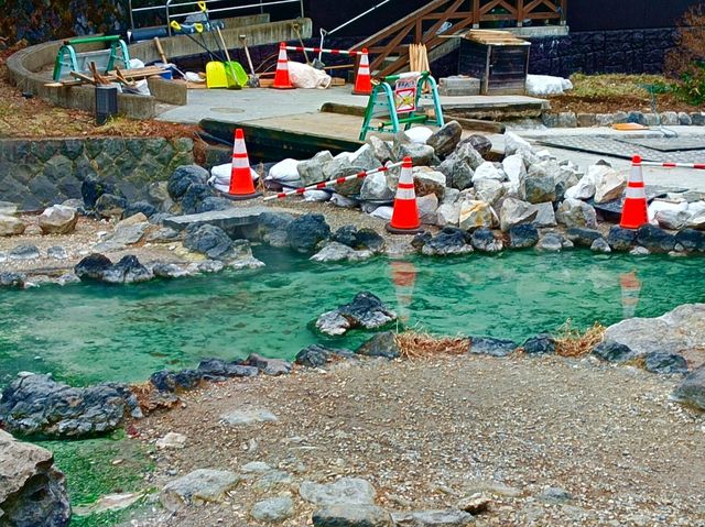 日本群馬自由行 冬日温泉小鎮草津温泉 西之河原公園