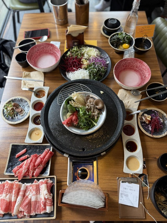 A Famous District in Seoul South Korea