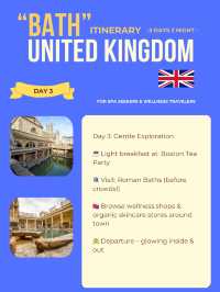 Bath 3-days itinerary 
