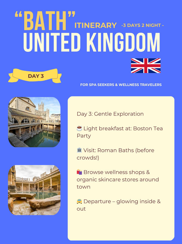 Bath 3-days itinerary 